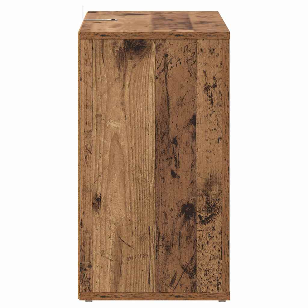 Dressoir Oud Hout 80 x 30 x 53 cm Bewerkt hout