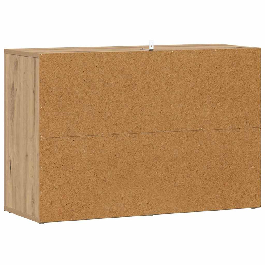 Dressoir Artisan Eiken 80 x 30 x 53 cm Bewerkt hout