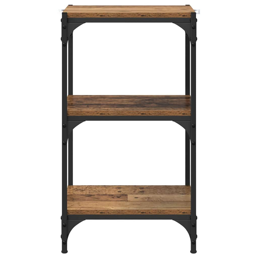 Boekenkast Oud hout 40 x 33 x 70,5 cm Gemonteerd hout en ijzer