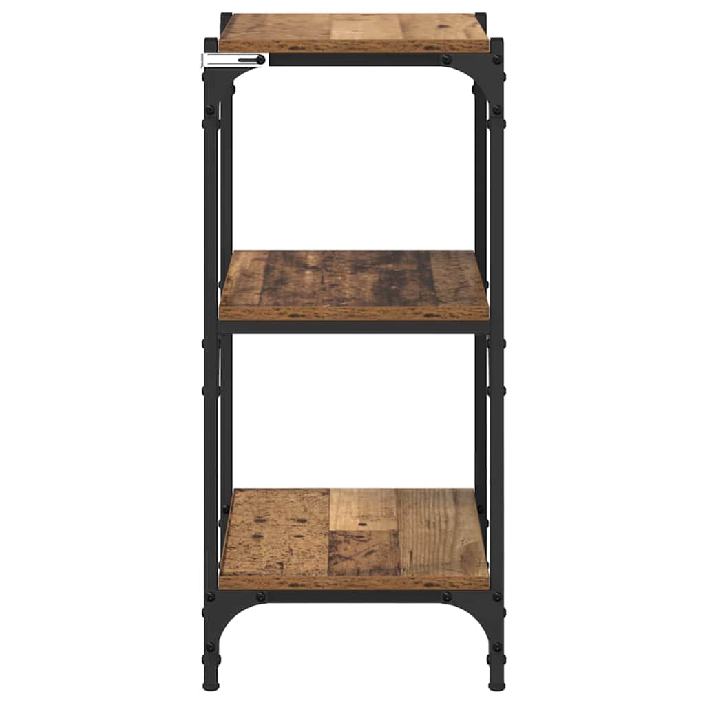 Boekenkast Oud hout 40 x 33 x 70,5 cm Gemonteerd hout en ijzer