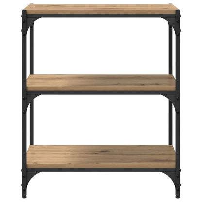 Boekenkast artisanaal eikenkleurig 60 x 33 x 70,5 cm