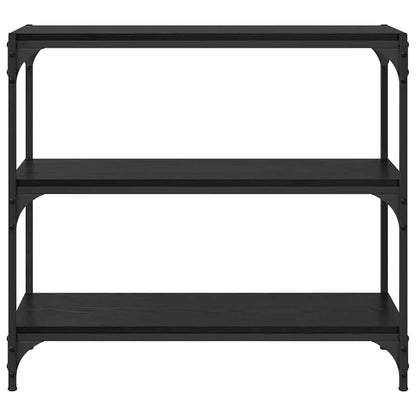 Boekenkast Zwart Eiken 80 x 33 x 70,5 cm