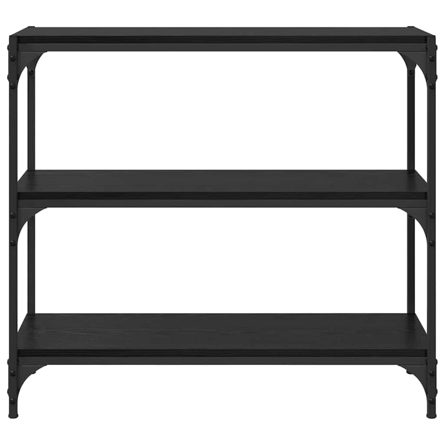 Boekenkast Zwart Eiken 80 x 33 x 70,5 cm