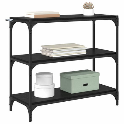 Boekenkast Zwart Eiken 80 x 33 x 70,5 cm