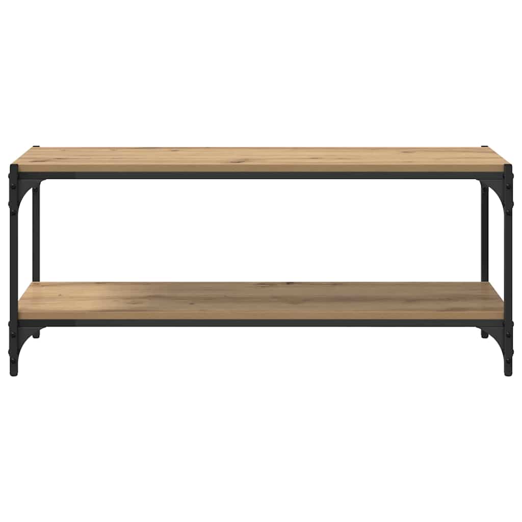 TV-kast Artisan Eiken 100x33x41cm Gemonteerd hout en ijzer