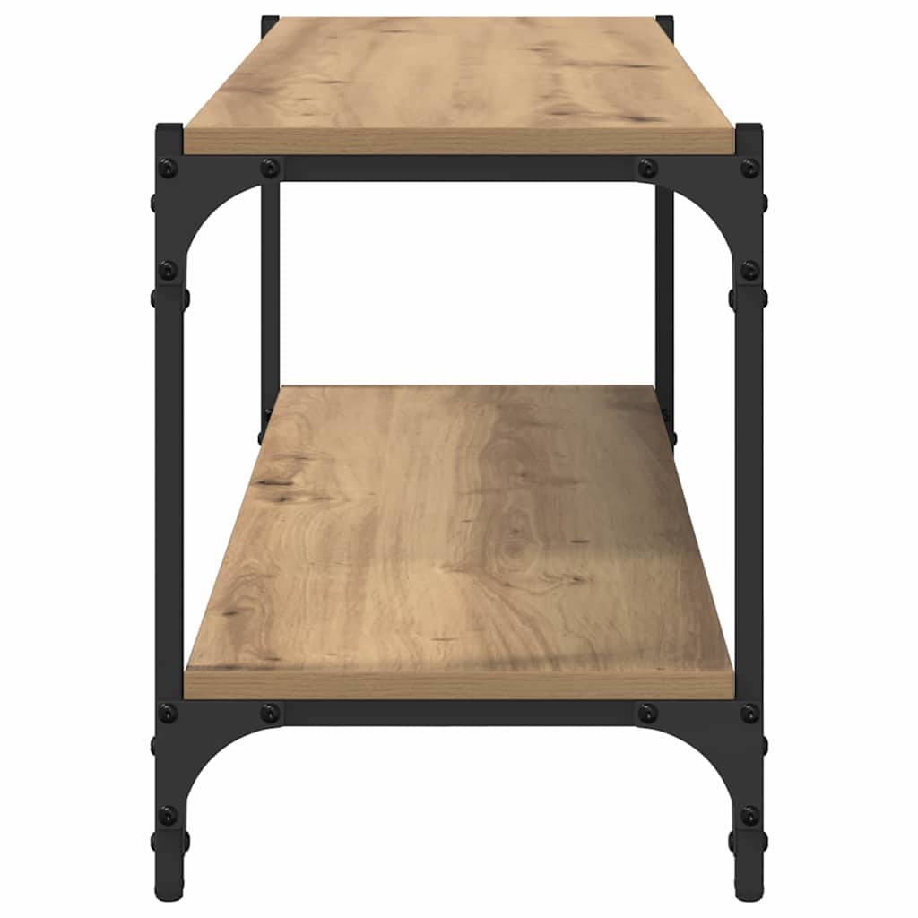TV-kast Artisan Eiken 100x33x41cm Gemonteerd hout en ijzer