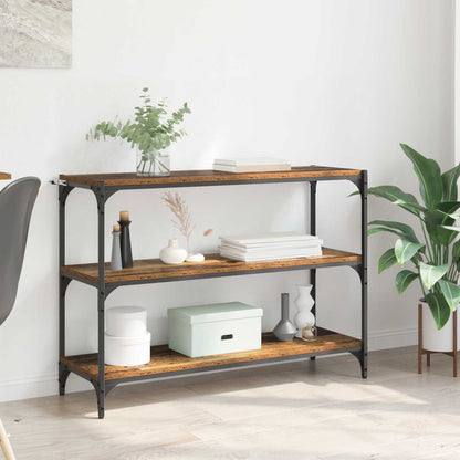 Boekenkast Oud hout 100 x 33 x 70,5 cm Gemonteerd hout en ijzer