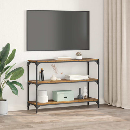 Boekenkast Oud hout 100 x 33 x 70,5 cm Gemonteerd hout en ijzer