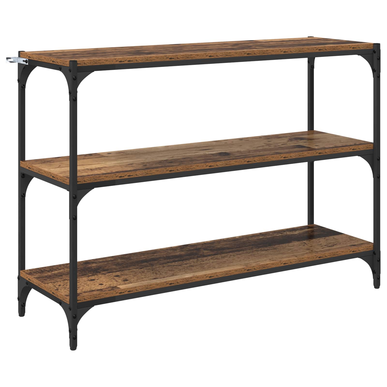 Boekenkast Oud hout 100 x 33 x 70,5 cm Gemonteerd hout en ijzer