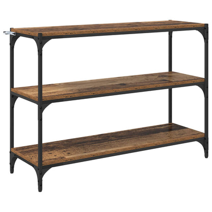 Boekenkast Oud hout 100 x 33 x 70,5 cm Gemonteerd hout en ijzer