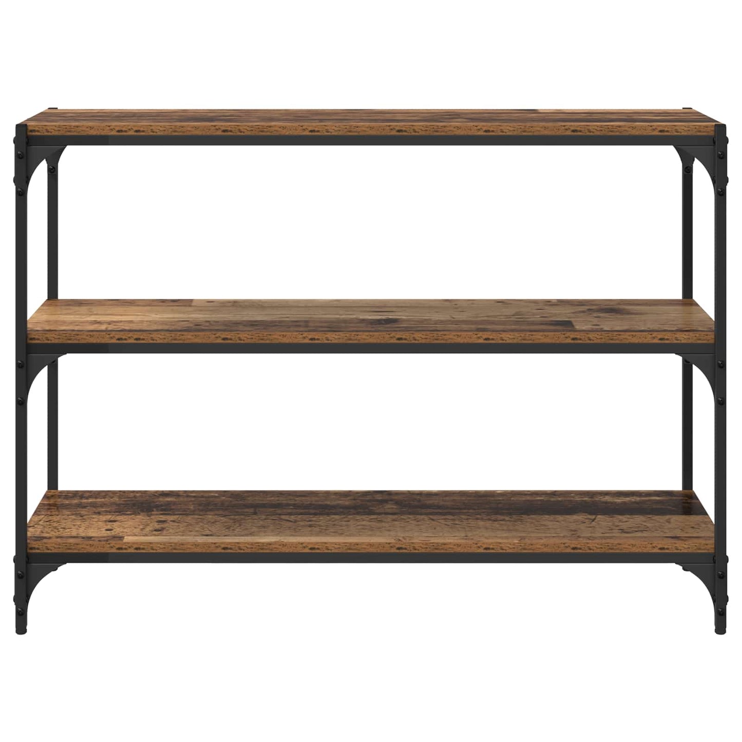 Boekenkast Oud hout 100 x 33 x 70,5 cm Gemonteerd hout en ijzer