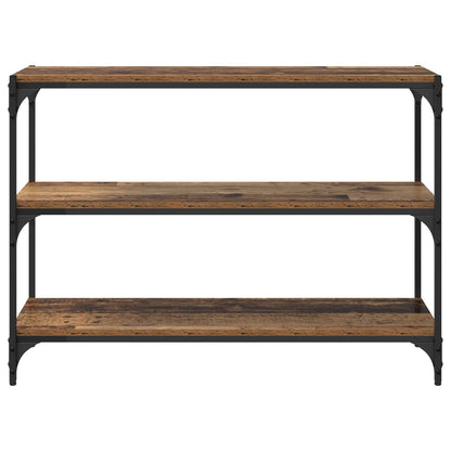 Boekenkast Oud hout 100 x 33 x 70,5 cm Gemonteerd hout en ijzer