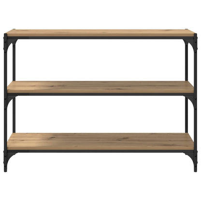 Boekenkast 3-laags 100 x 33 x 70,5 cm Gemonteerd hout en ijzer