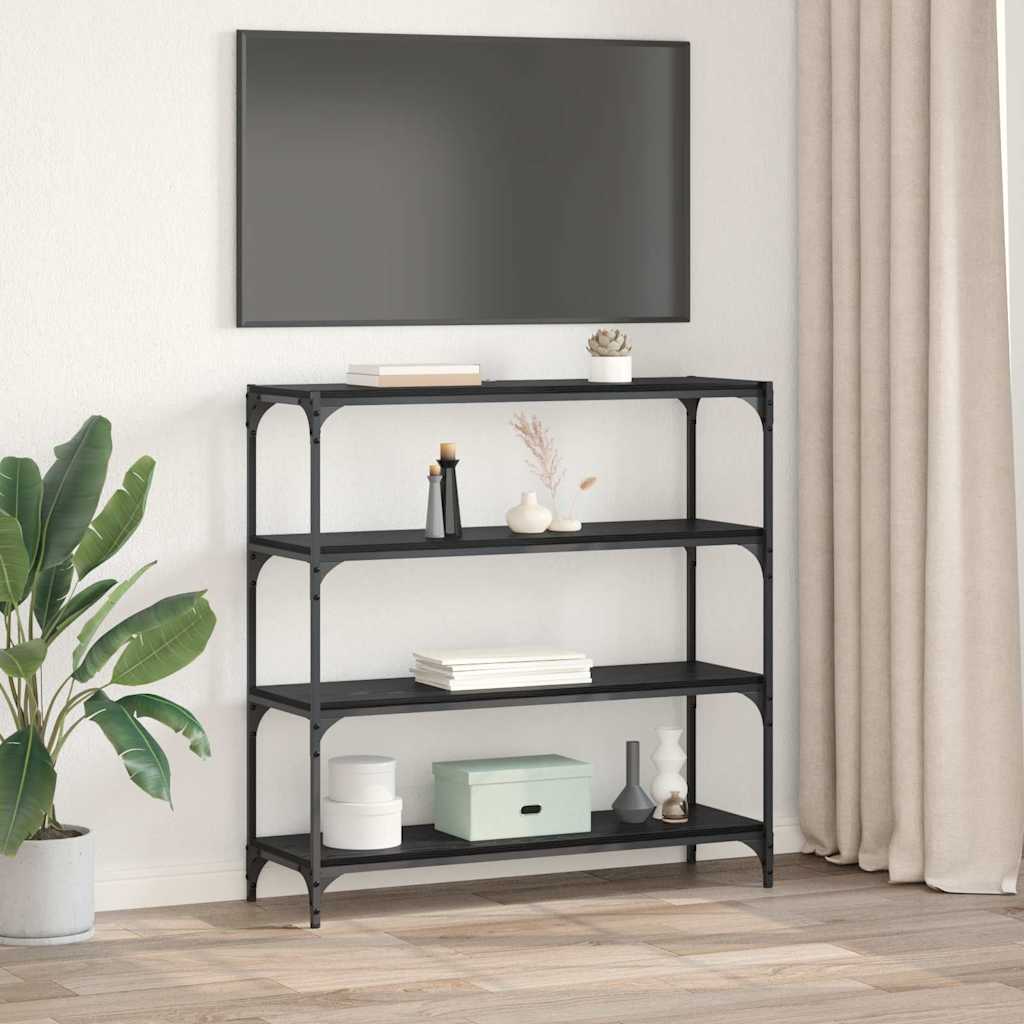 Boekenkast Zwart Eiken 100 x 33 x 100 cm