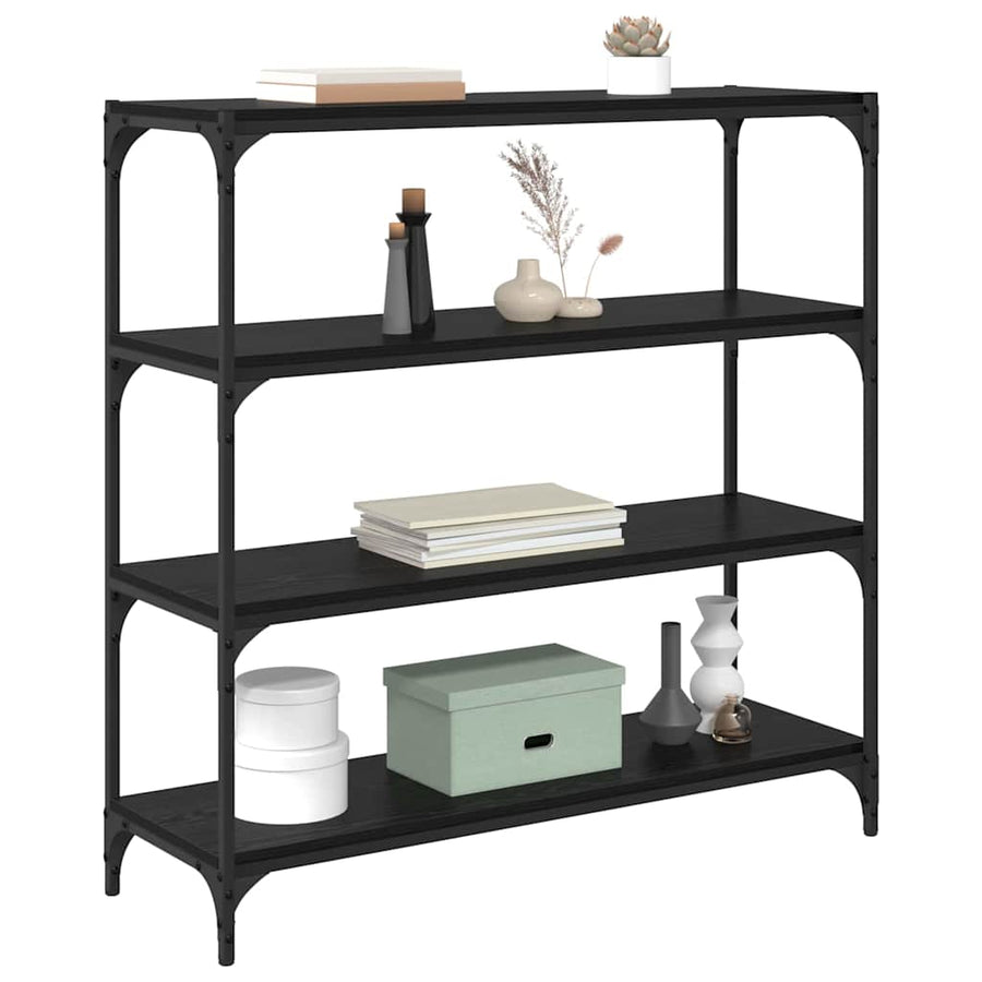 Boekenkast Zwart Eiken 100 x 33 x 100 cm
