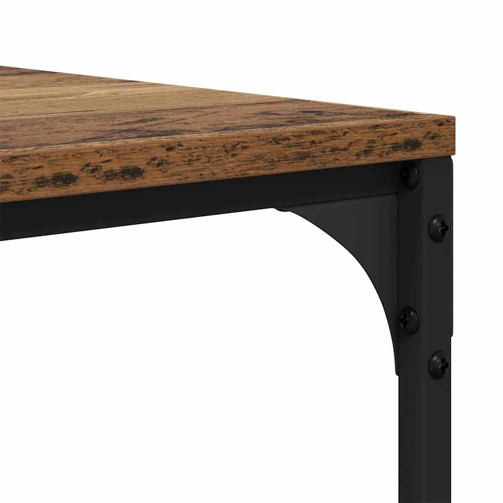 Salontafel Oud Hout 100 x 50 x 35 cm Bewerkt hout