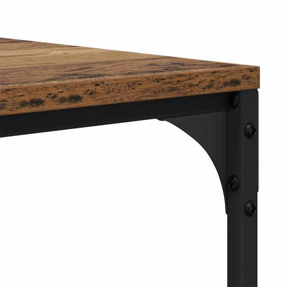 Salontafel Oud Hout 100 x 50 x 35 cm Bewerkt hout