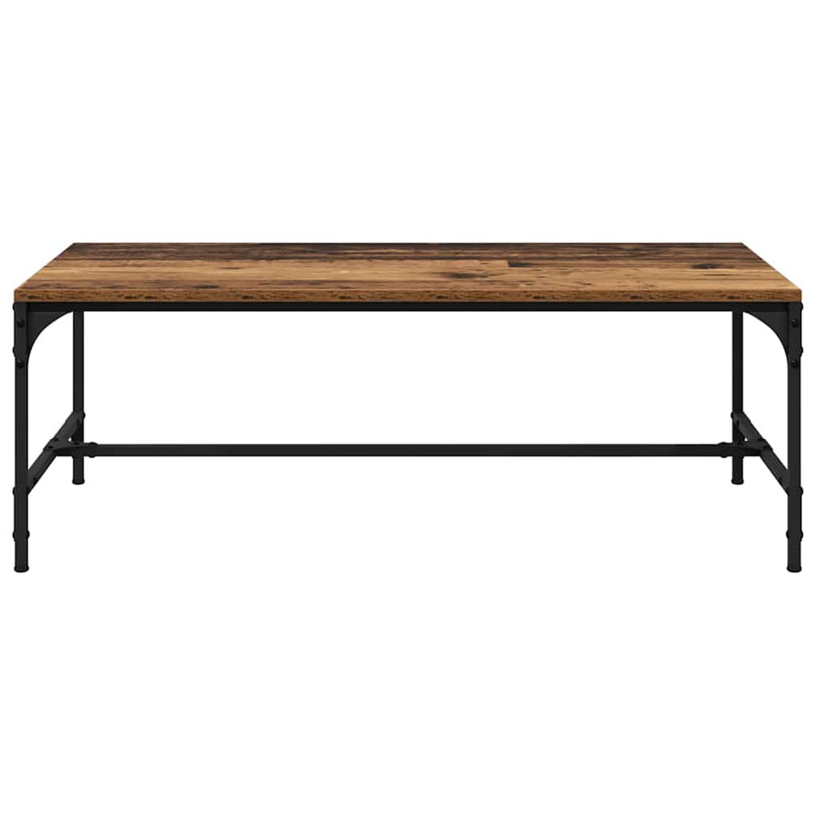 Salontafel Oud Hout 100 x 50 x 35 cm Bewerkt hout