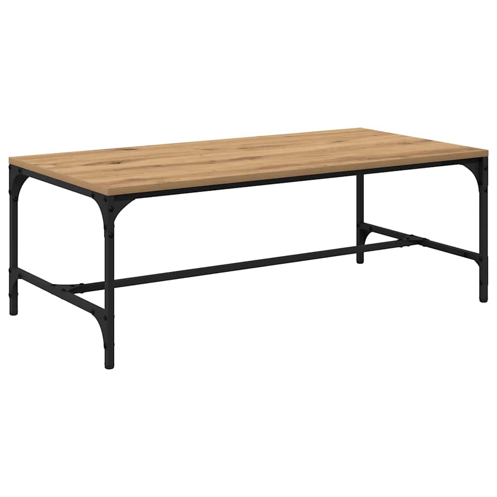 Salontafel Artisan Eiken 100 x 50 x 35 cm Bewerkt hout