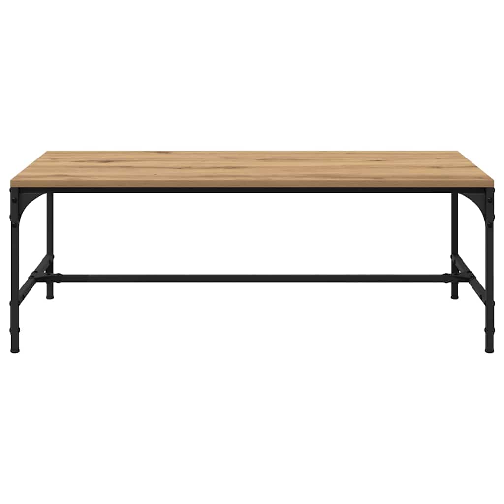 Salontafel Artisan Eiken 100 x 50 x 35 cm Bewerkt hout