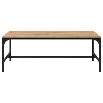 Salontafel Artisan Eiken 100 x 50 x 35 cm Bewerkt hout
