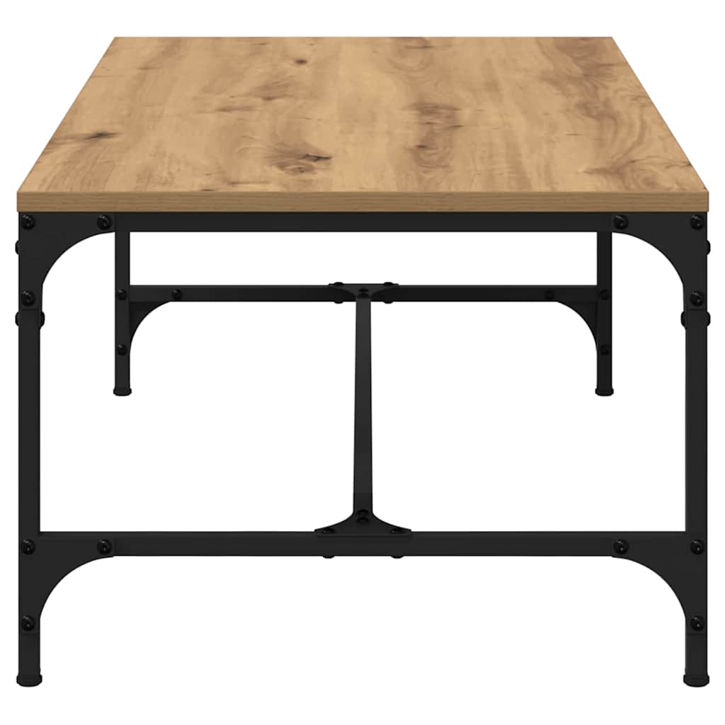 Salontafel Artisan Eiken 100 x 50 x 35 cm Bewerkt hout