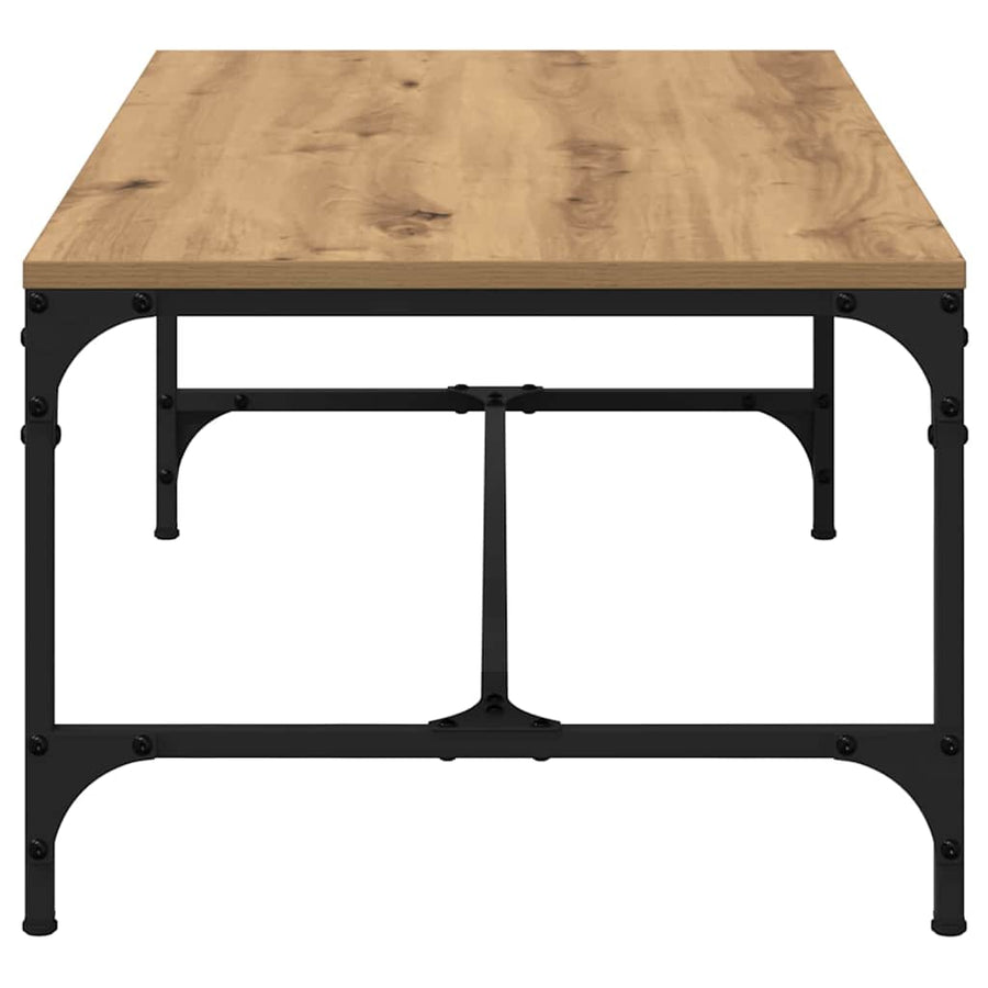 Salontafel Artisan Eiken 100 x 50 x 35 cm Bewerkt hout