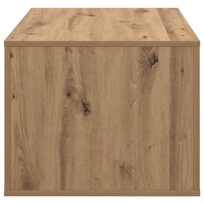 Salontafel met lade Artisan Eiken 80 x 50 x 40 cm Bewerkt hout