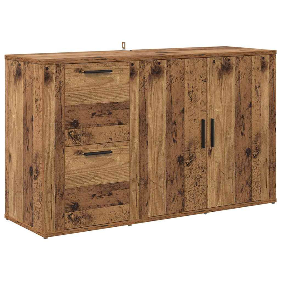met lade Oud hout 100 x 33 x 59,5 cm Bewerkt hout
