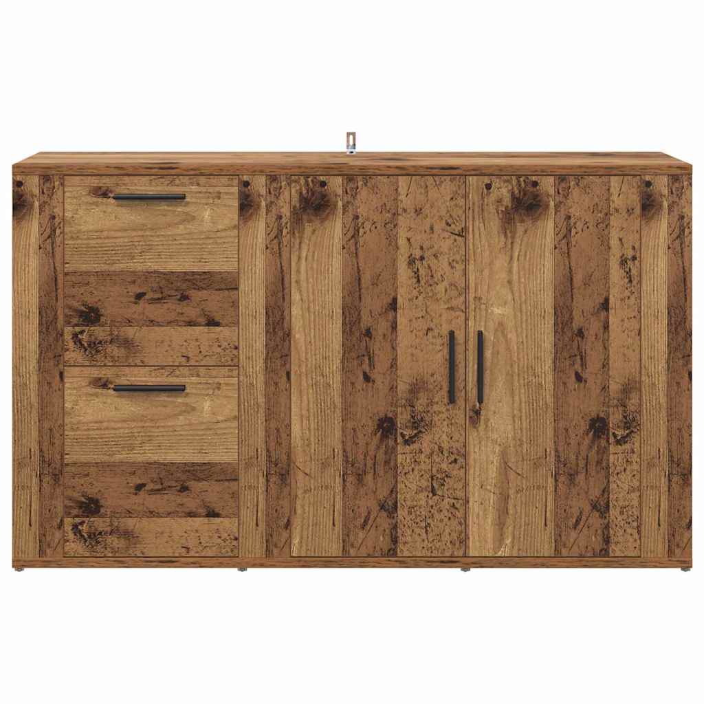 met lade Oud hout 100 x 33 x 59,5 cm Bewerkt hout
