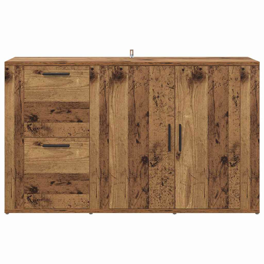 met lade Oud hout 100 x 33 x 59,5 cm Bewerkt hout