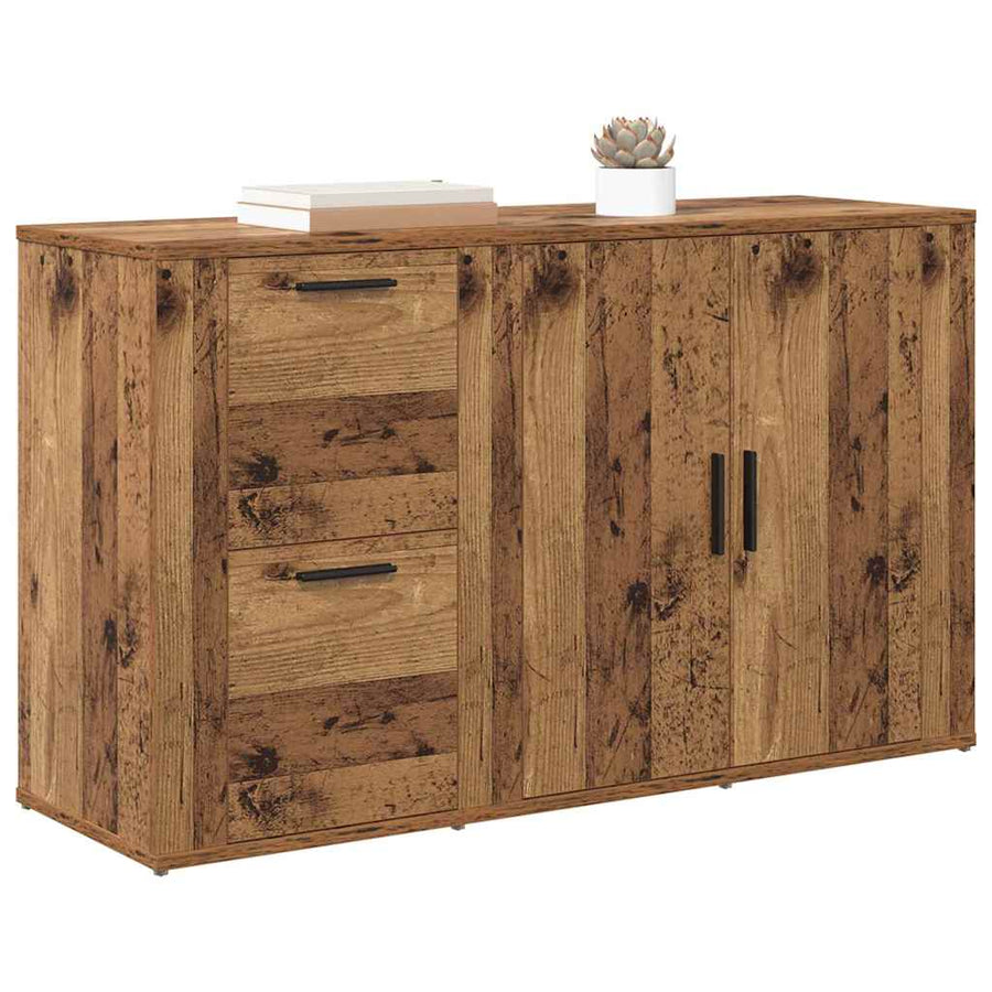 met lade Oud hout 100 x 33 x 59,5 cm Bewerkt hout