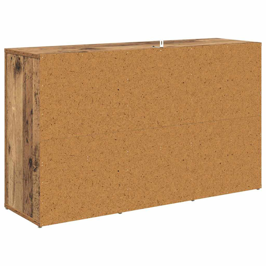 Dressoir met lade Oud Hout 100 x 30 x 59,5 cm Bewerkt hout