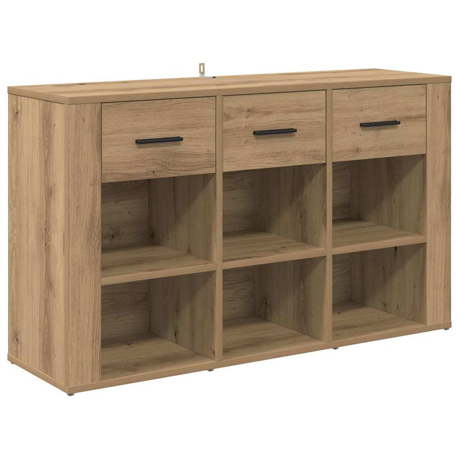 Dressoir met lade Artisan Eiken 100 x 30 x 59,5 cm Bewerkt hout