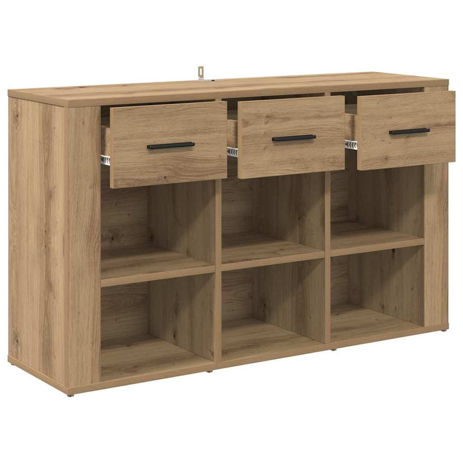 Dressoir met lade Artisan Eiken 100 x 30 x 59,5 cm Bewerkt hout