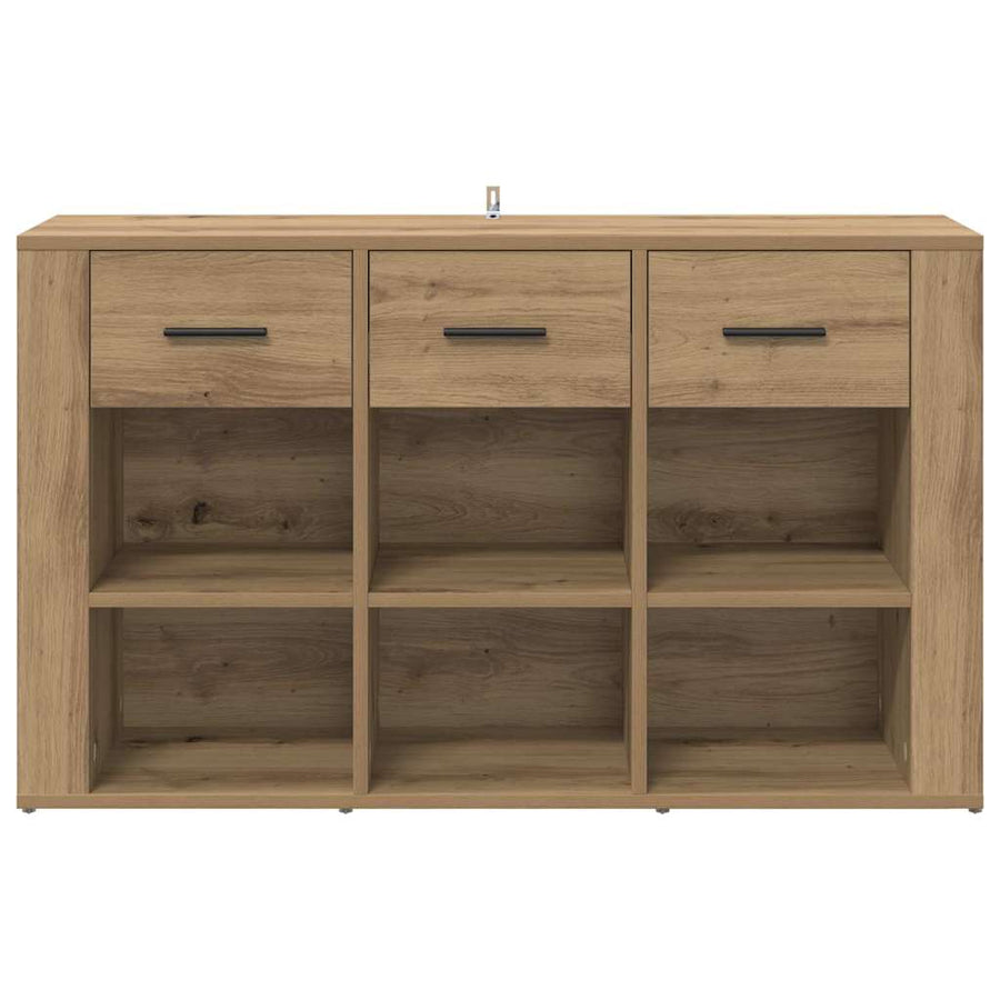 Dressoir met lade Artisan Eiken 100 x 30 x 59,5 cm Bewerkt hout