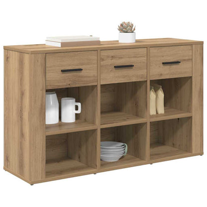 Dressoir met lade Artisan Eiken 100 x 30 x 59,5 cm Bewerkt hout