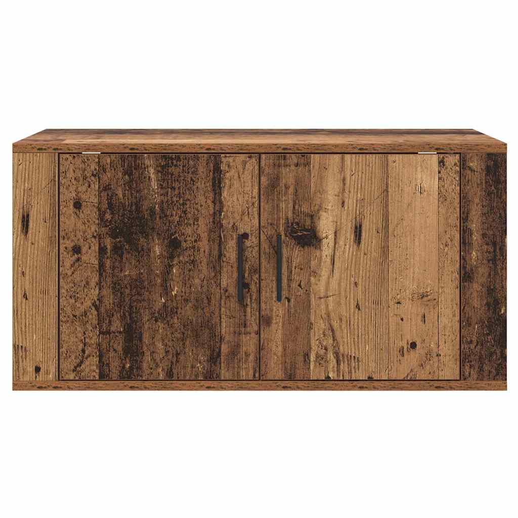 Wandgemonteerde TV-kast Oud hout 80 x 34.5 x 40 cm Bewerkt hout