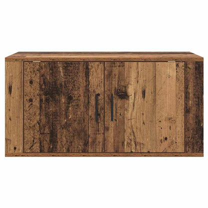 Wandgemonteerde TV-kast Oud hout 80 x 34.5 x 40 cm Bewerkt hout