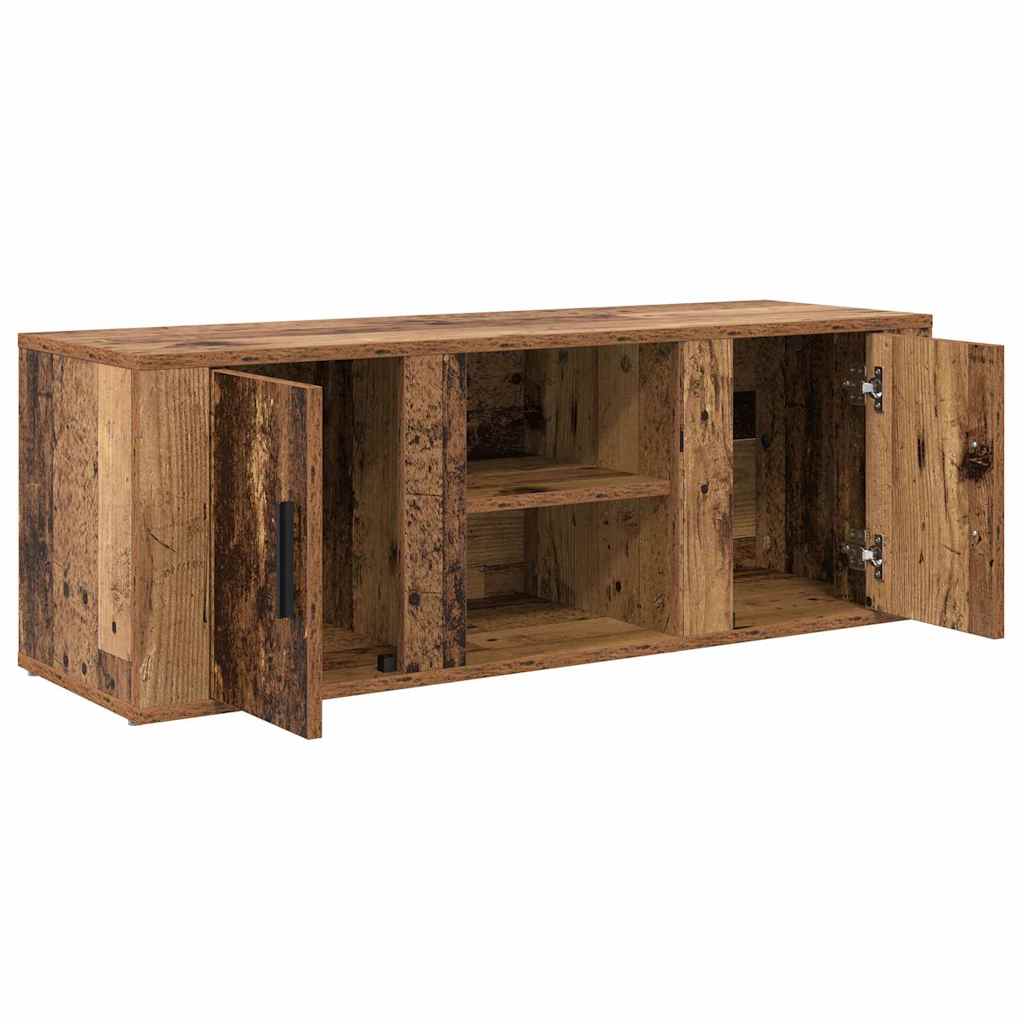 TV-kast Oud Hout 100 x 31,5 x 35 cm Bewerkt hout