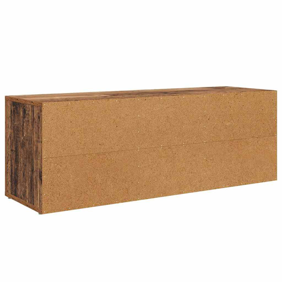 TV-kast Oud Hout 100 x 31,5 x 35 cm Bewerkt hout