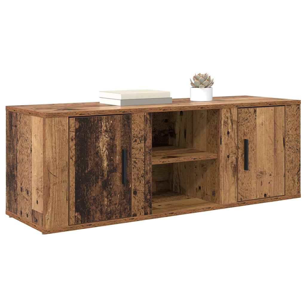 TV-kast Oud Hout 100 x 31,5 x 35 cm Bewerkt hout