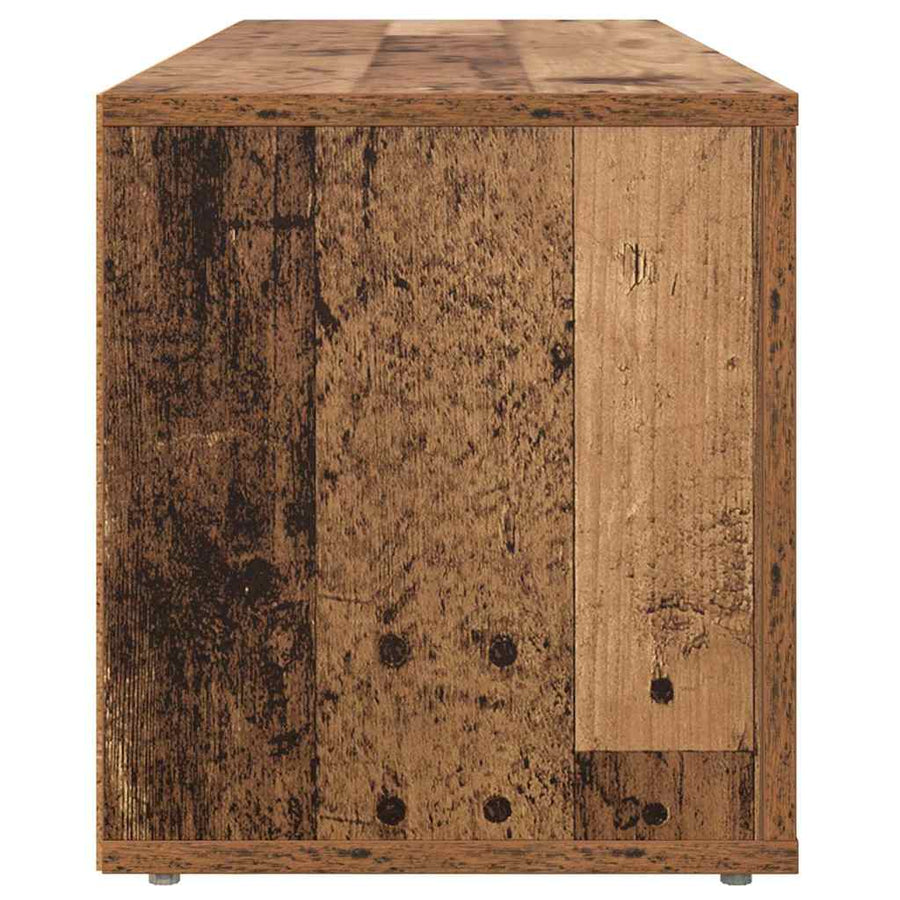 TV-kast Oud Hout 100 x 31,5 x 35 cm Bewerkt hout