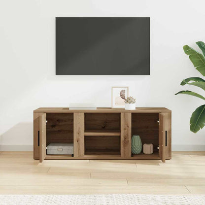 TV-kast Artisan Eiken 100 x 31,5 x 35 cm Bewerkt hout