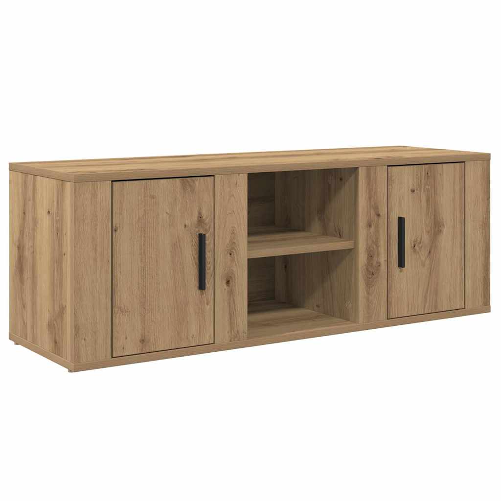 TV-kast Artisan Eiken 100 x 31,5 x 35 cm Bewerkt hout
