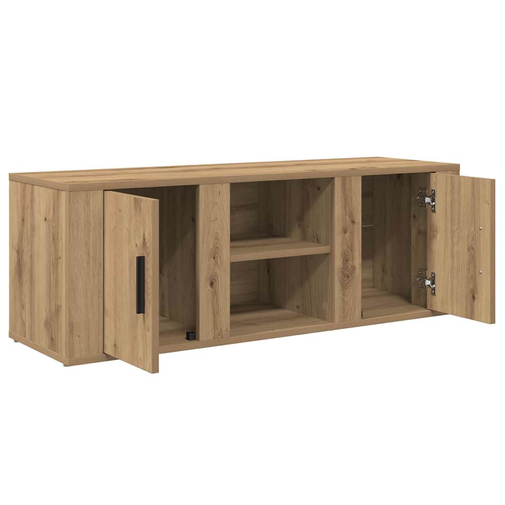 TV-kast Artisan Eiken 100 x 31,5 x 35 cm Bewerkt hout