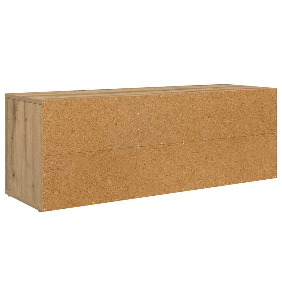TV-kast Artisan Eiken 100 x 31,5 x 35 cm Bewerkt hout