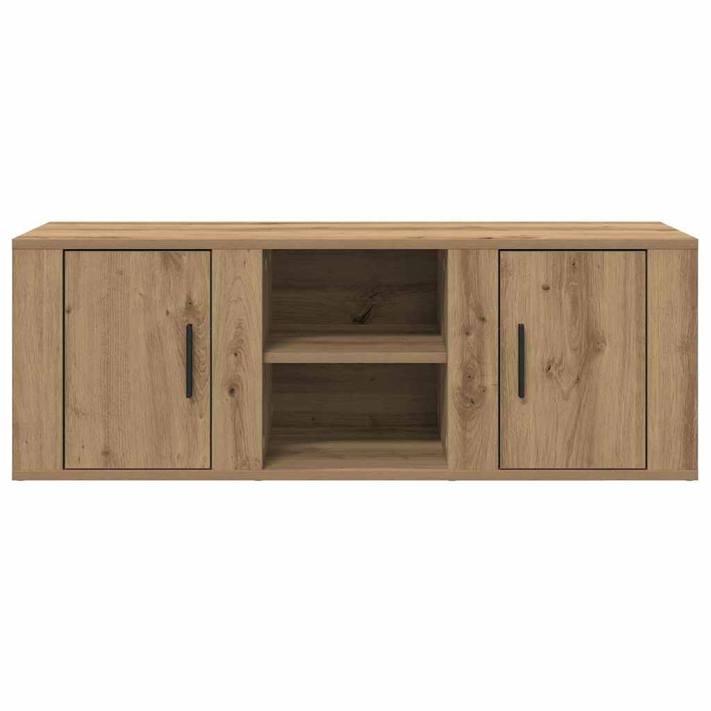 TV-kast Artisan Eiken 100 x 31,5 x 35 cm Bewerkt hout