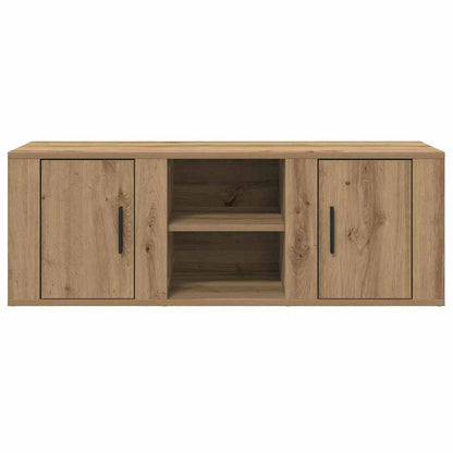TV-kast Artisan Eiken 100 x 31,5 x 35 cm Bewerkt hout