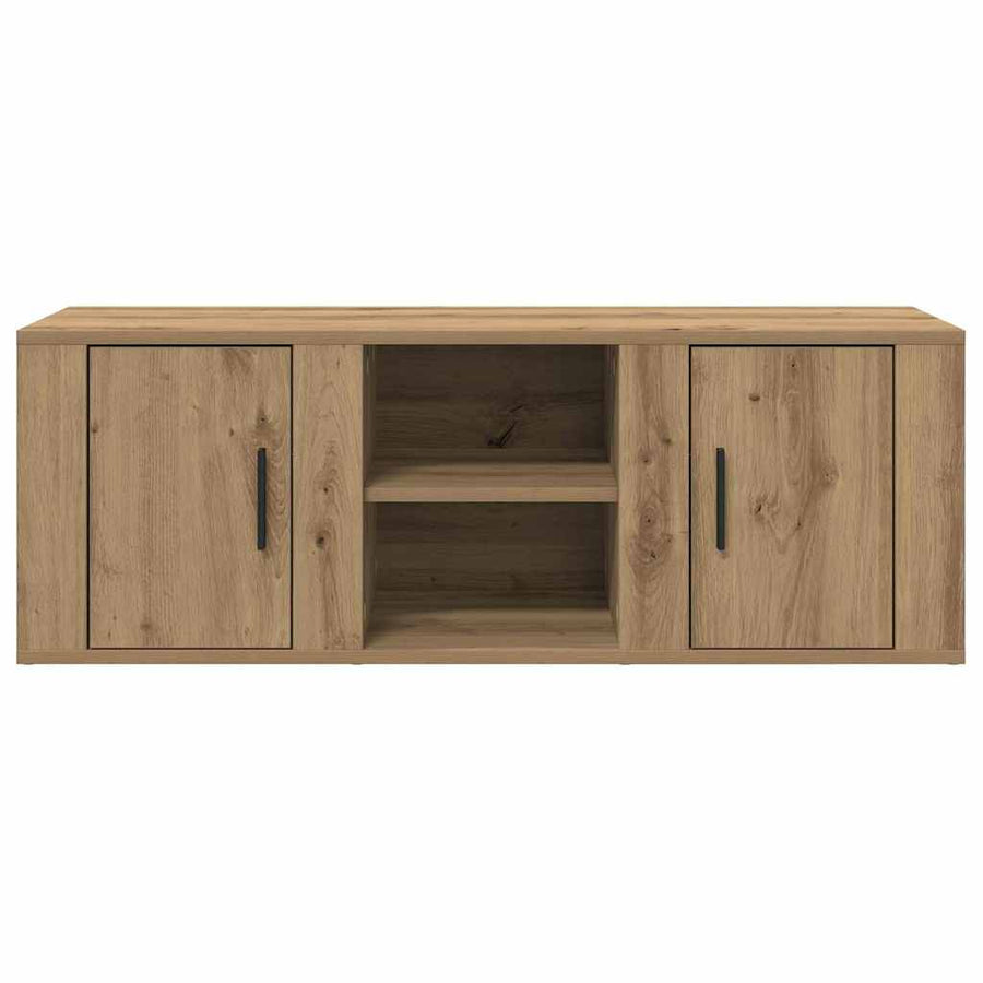 TV-kast Artisan Eiken 100 x 31,5 x 35 cm Bewerkt hout